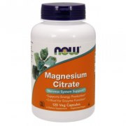 NOW Magnesium Citrate 120 вег капс