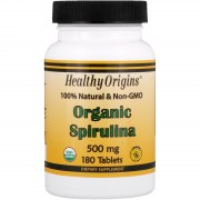 Заказать Healthy Origins Organic Spirulina 500 мг 180 табл