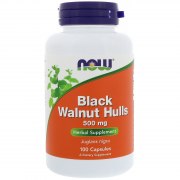 Заказать NOW Black Walnut Hulls 500 мг 100 капс