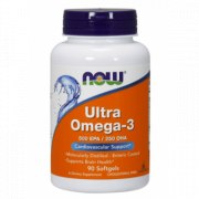 Заказать NOW Ultra Omega 3 90 жел капс