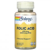 Заказать Solaray Folic Acid 470 мкг 100 вег капс
