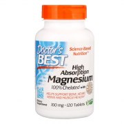 Doctor's Best Magnesium 100 мг 120 табл